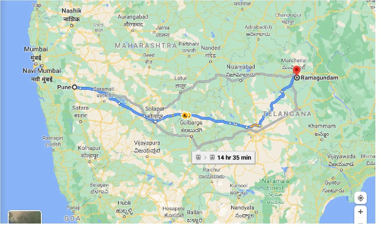 pune-to-ramagundam-taxi