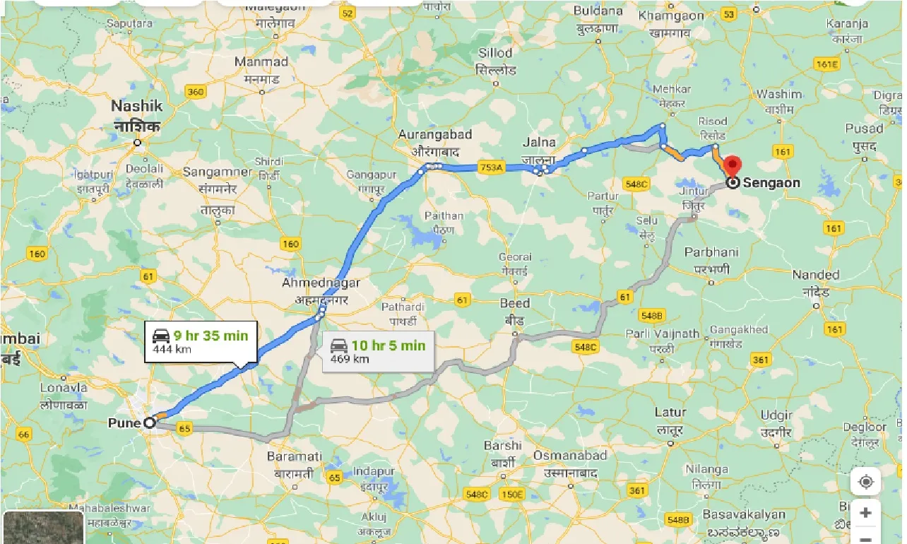 pune-to-sengaon-one-way