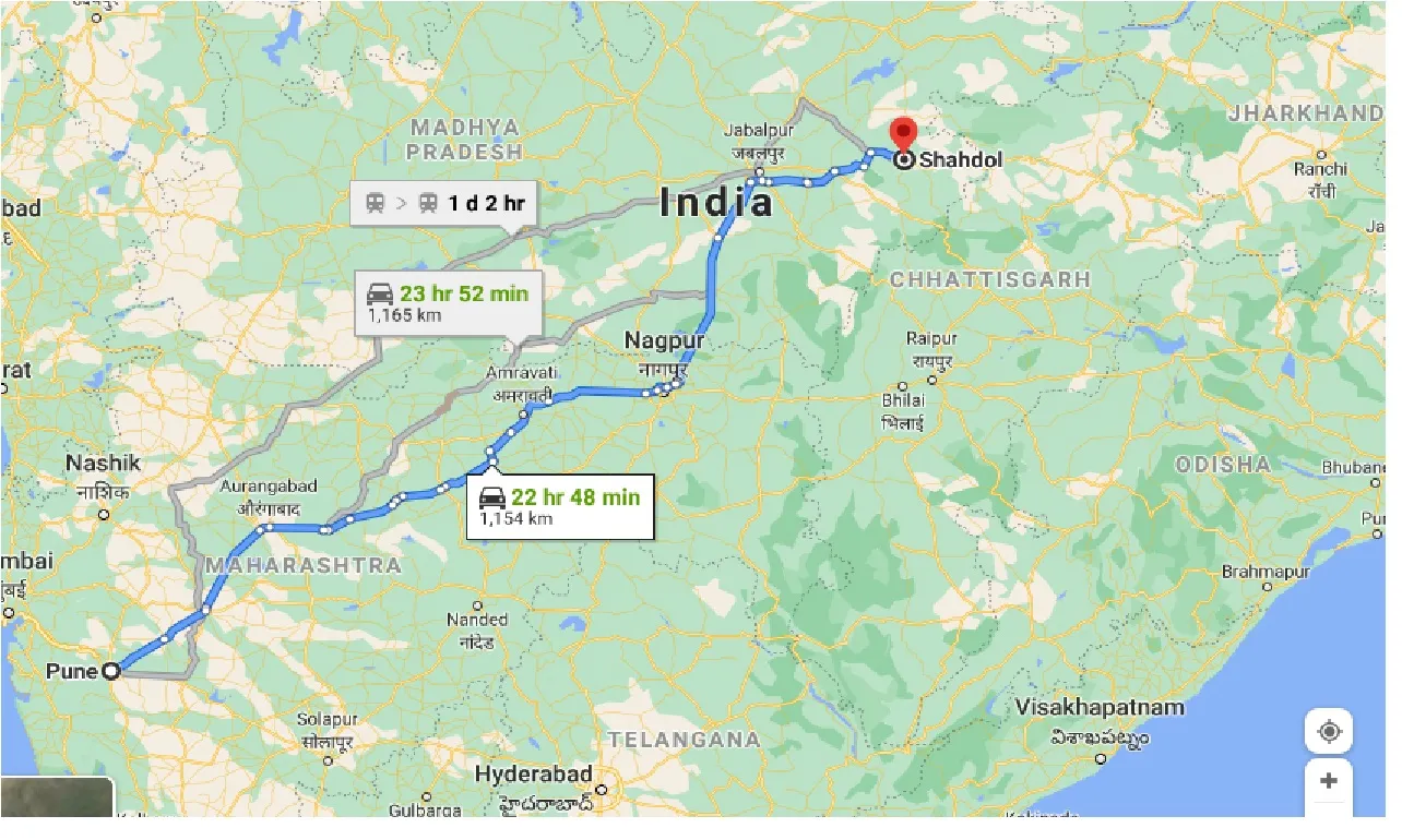 pune-to-shahdol-one-way