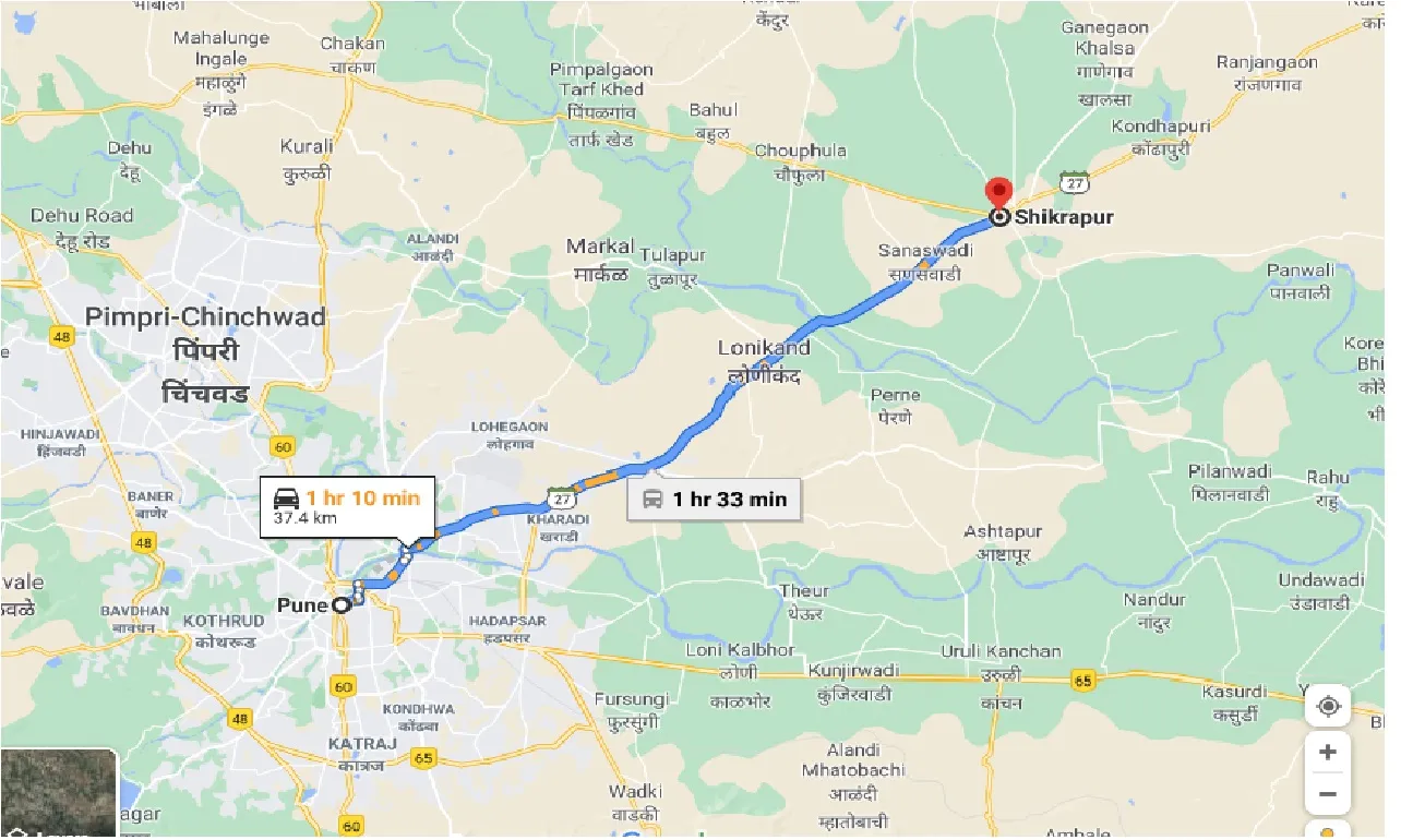 pune-to-shikrapur-taxi