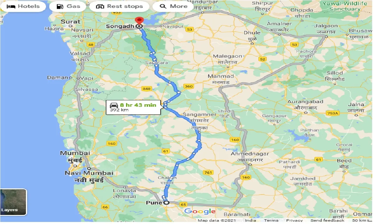 pune-to-songadh-taxi