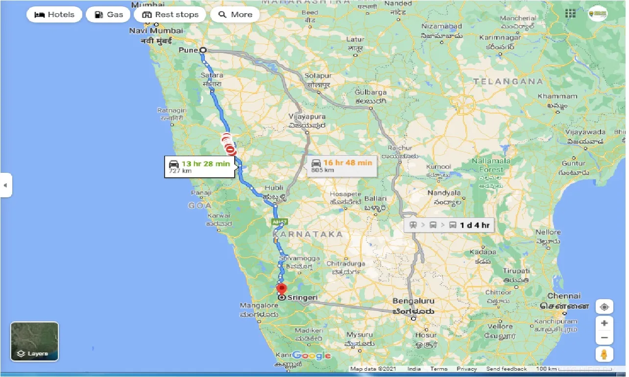 pune-to-sringeri-round-trip