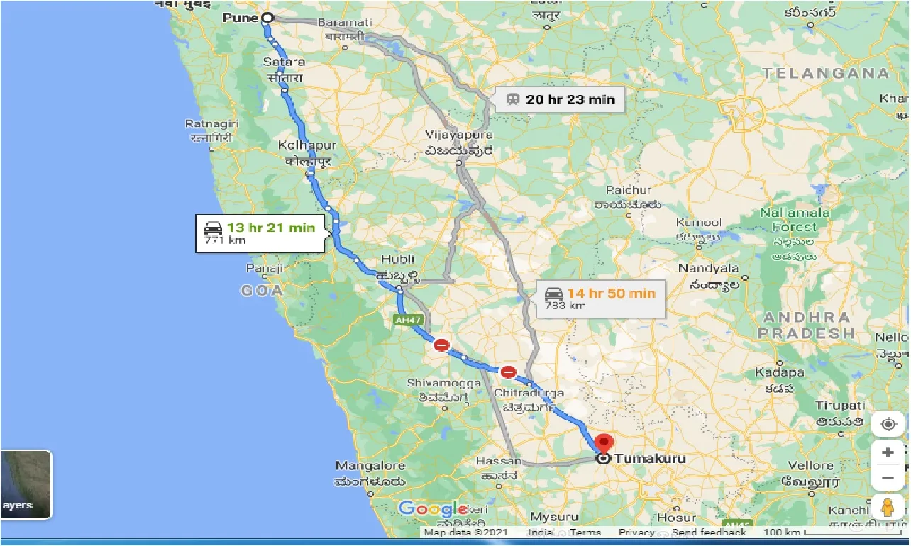 pune-to-tumakuru-one-way