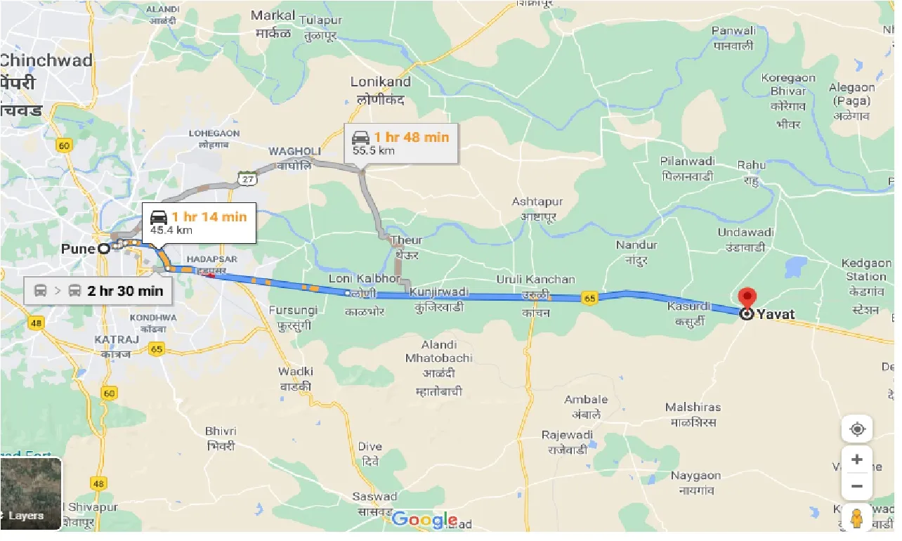 pune-to-yavat-taxi