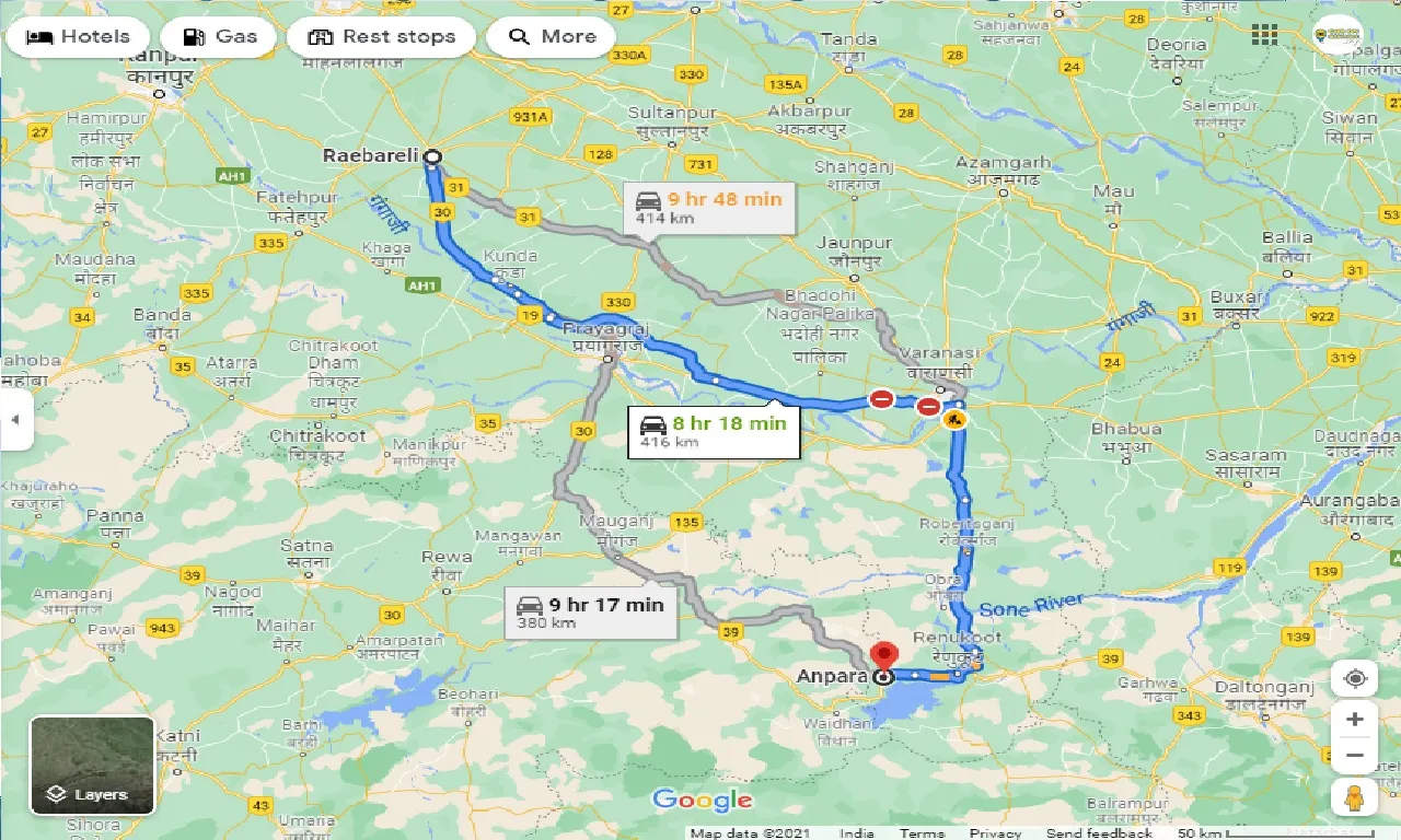 raebareli-to-anpara-taxi