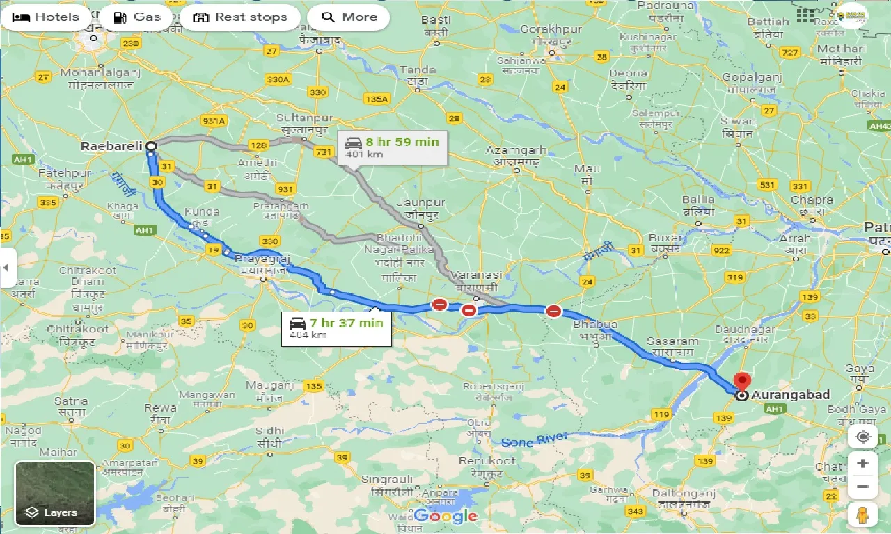 raebareli-to-aurangabad-bihar-one-way