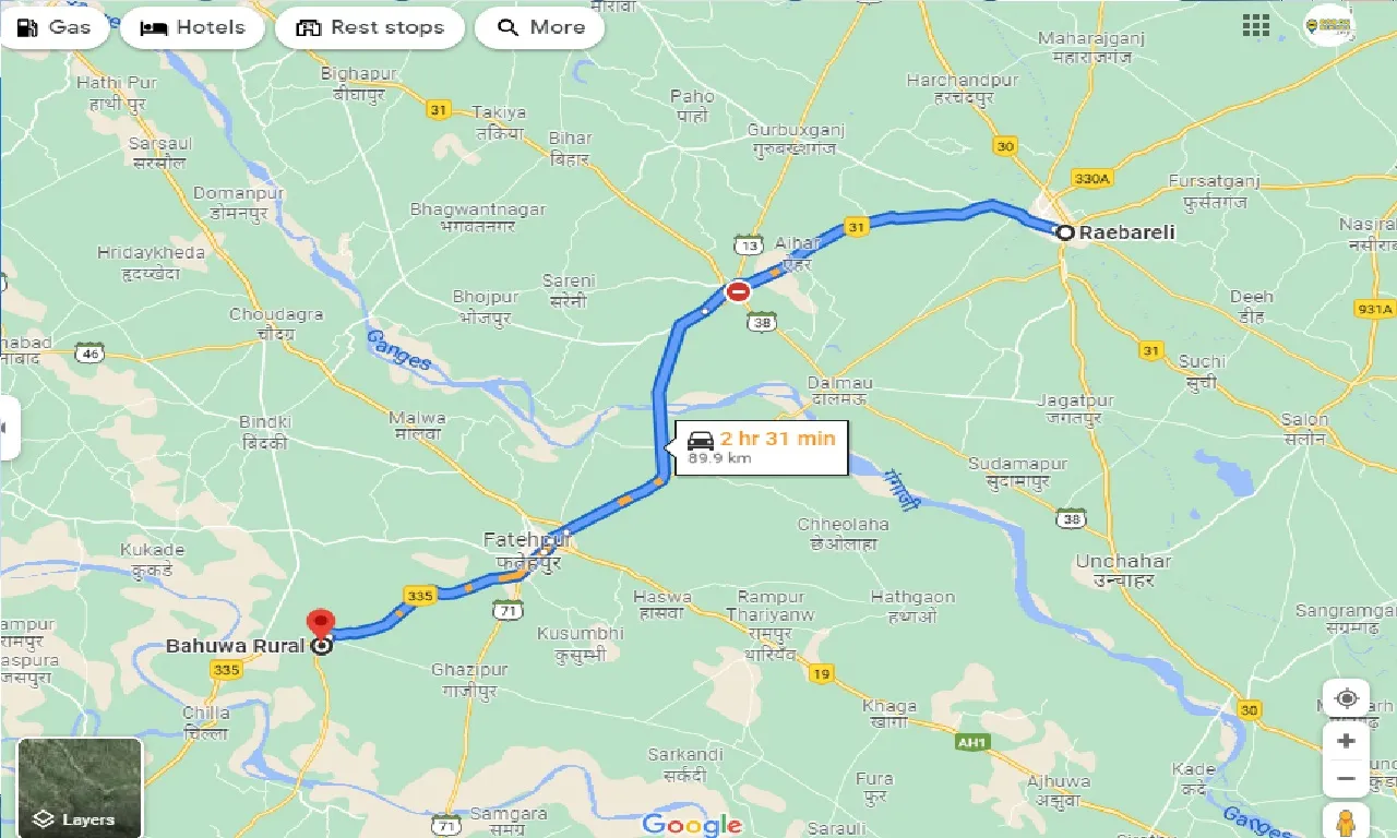 raebareli-to-bahuwa-rural-one-way