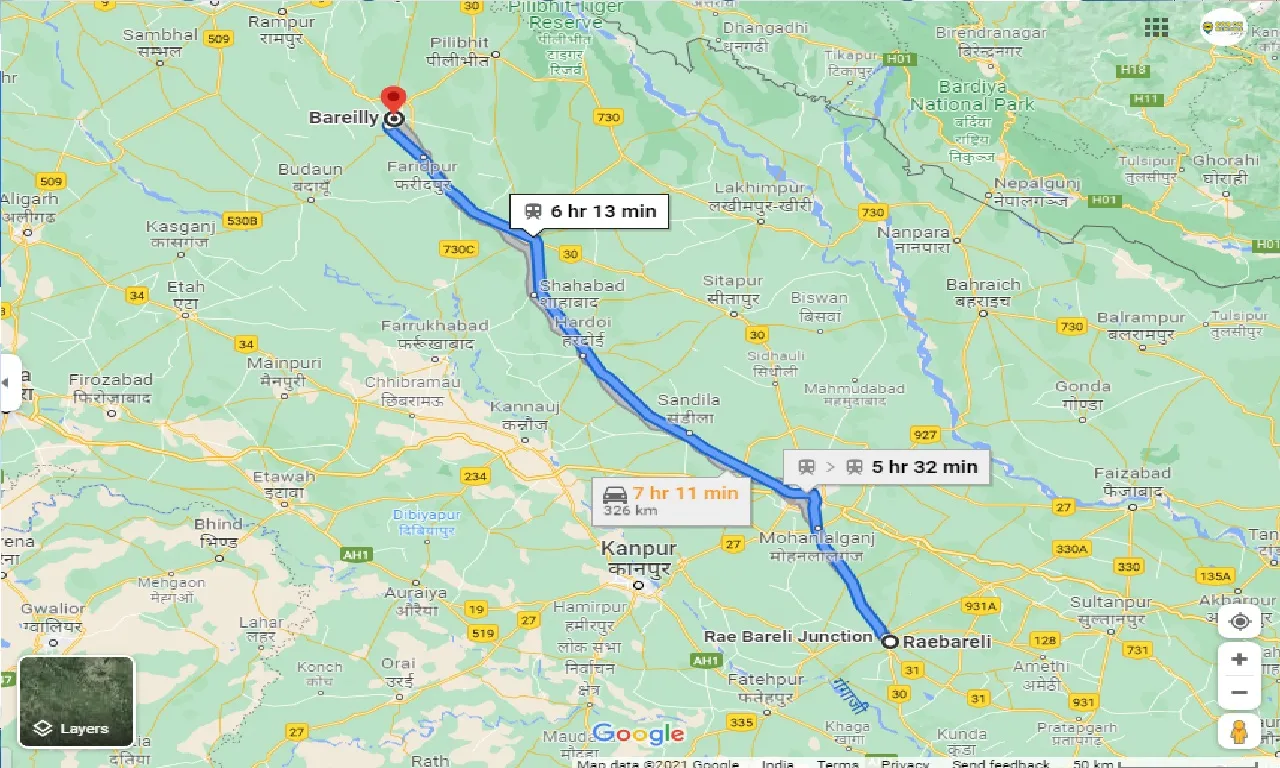 raebareli-to-bareilly-one-way