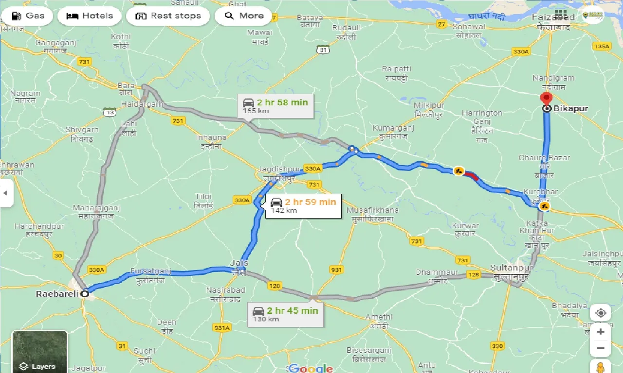 raebareli-to-bikapur-taxi