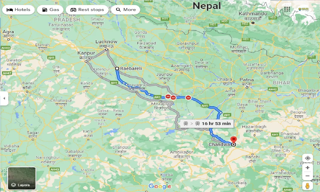raebareli-to-chandwa-taxi
