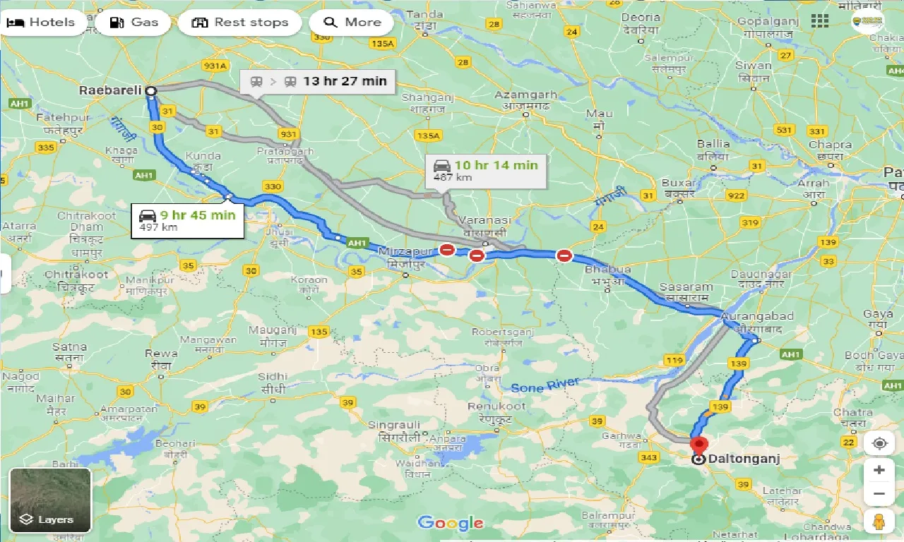 raebareli-to-daltonganj-taxi