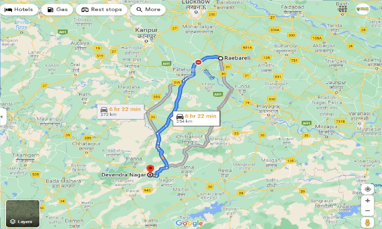 raebareli-to-devendra-nagar-one-way