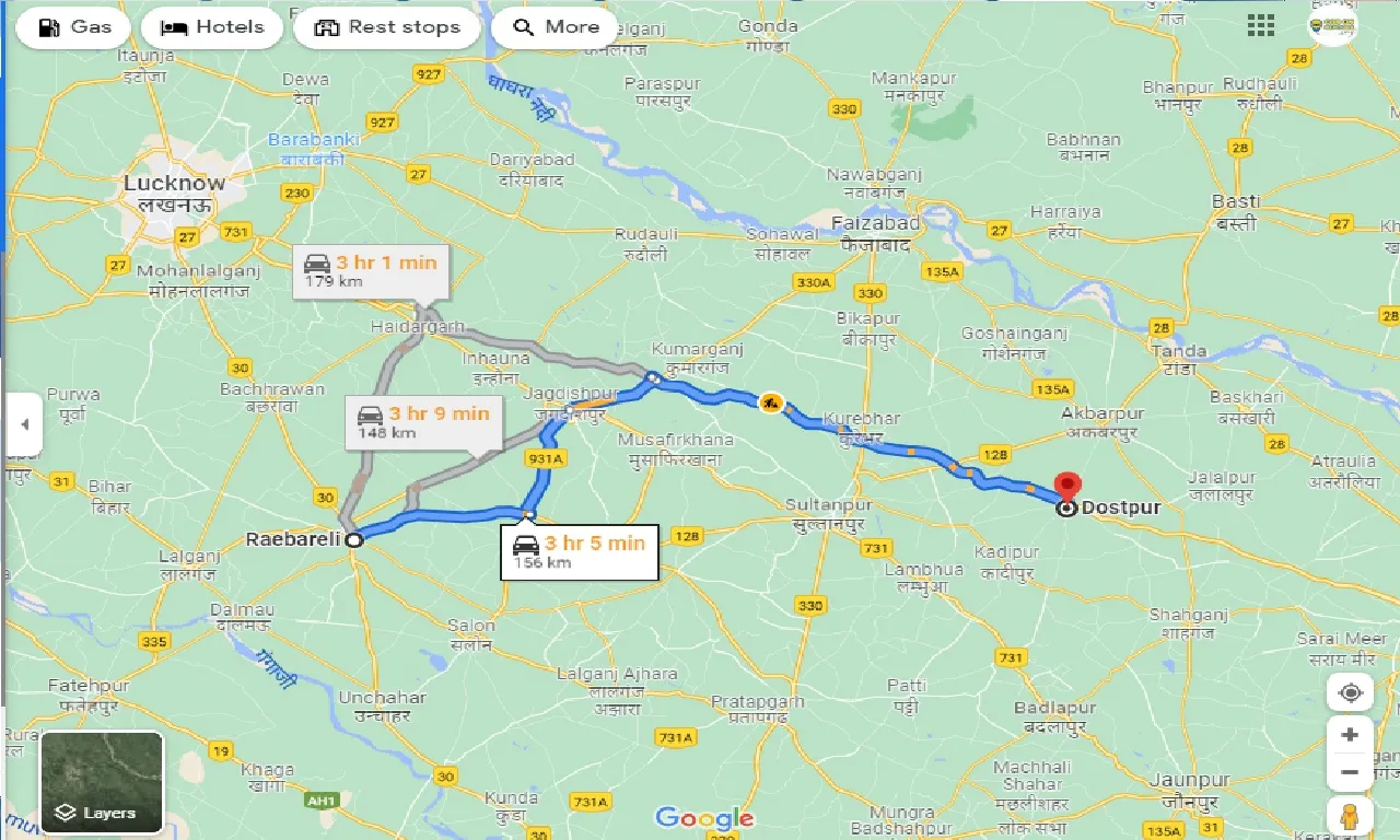 raebareli-to-dostpur-one-way