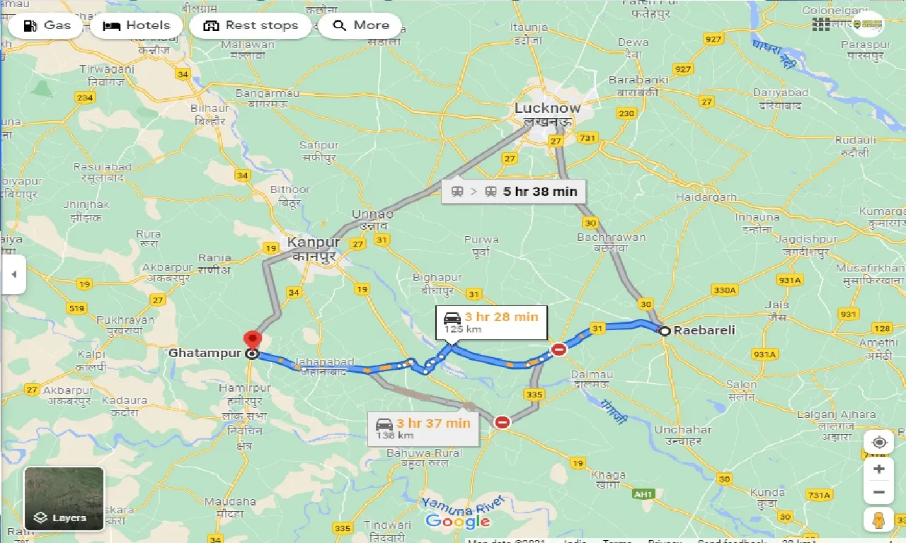 raebareli-to-ghatampur-one-way
