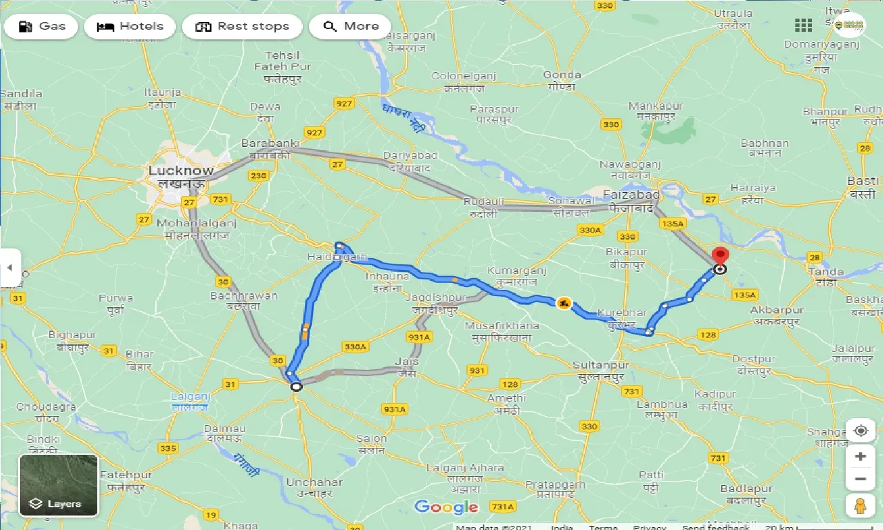 raebareli-to-goshainganj-taxi