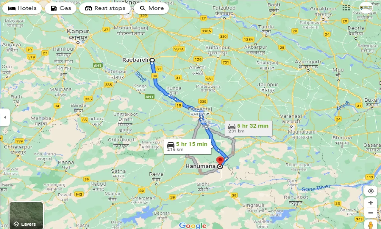 raebareli-to-hanumana-taxi