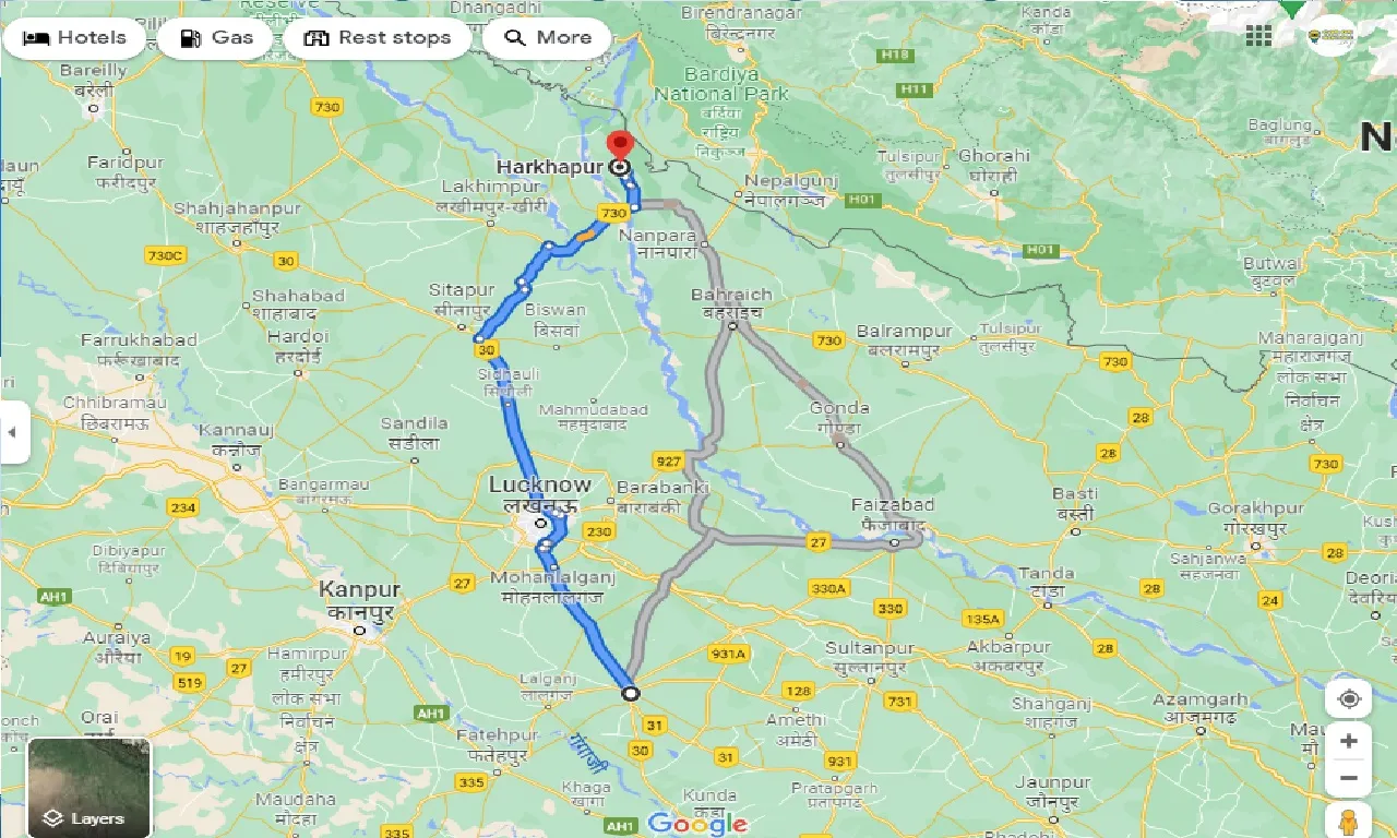 raebareli-to-harkhapur-taxi