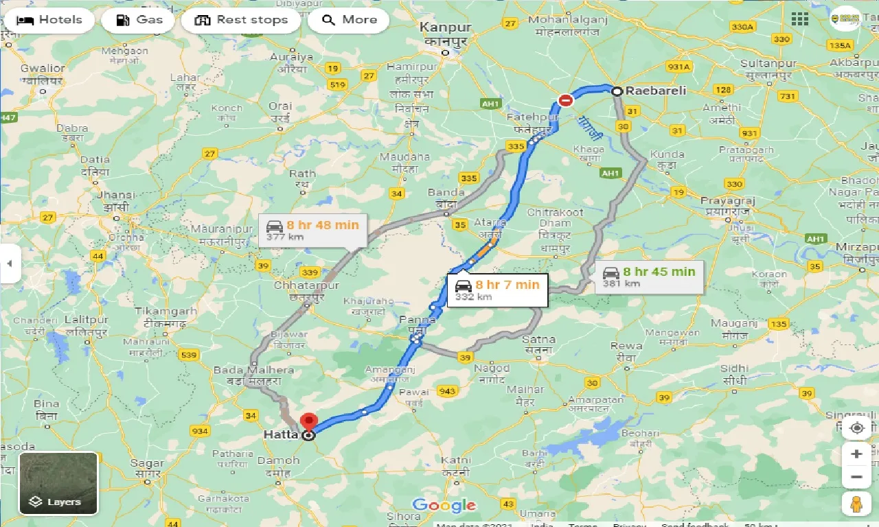 raebareli-to-hatta-one-way