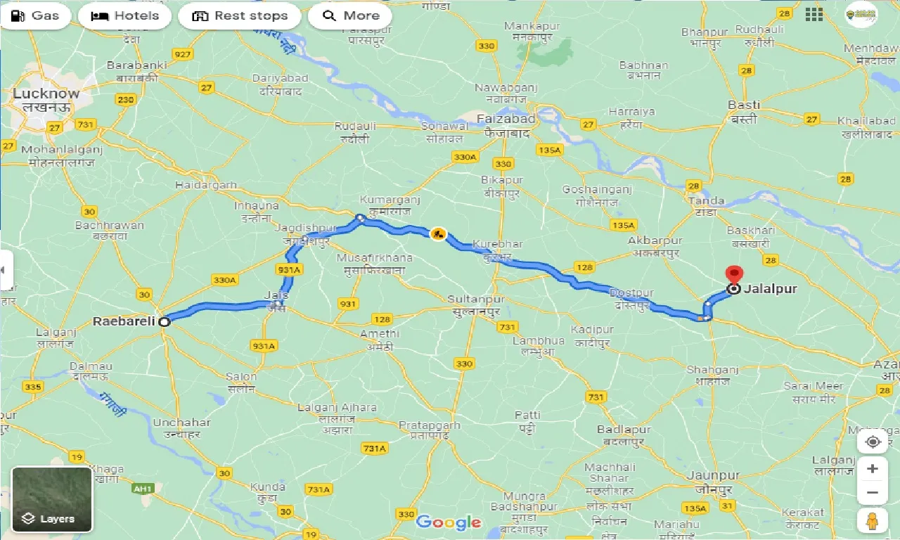 raebareli-to-jalalpur-taxi