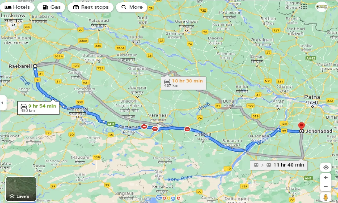 raebareli-to-jehanabad-one-way