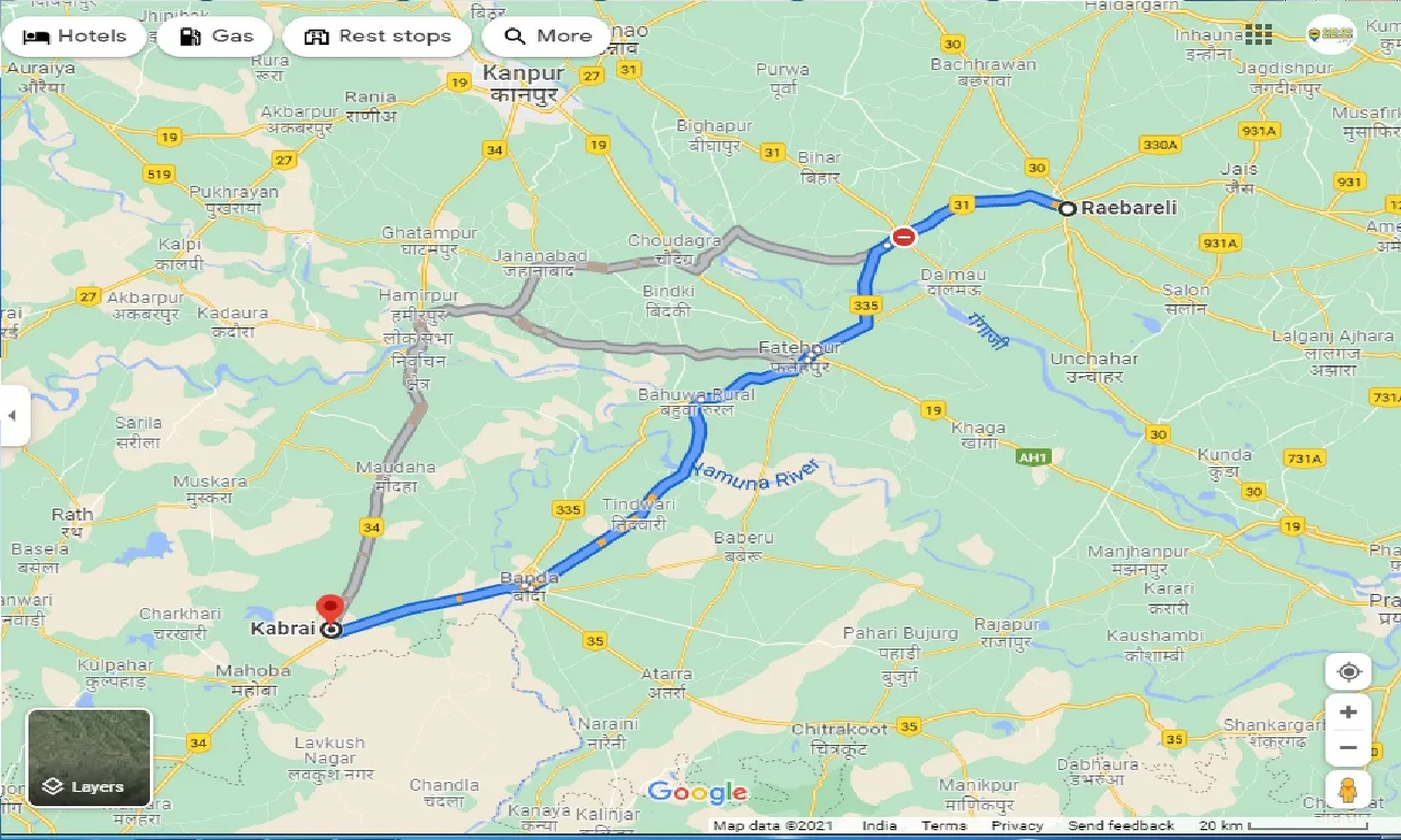 raebareli-to-kabrai-taxi