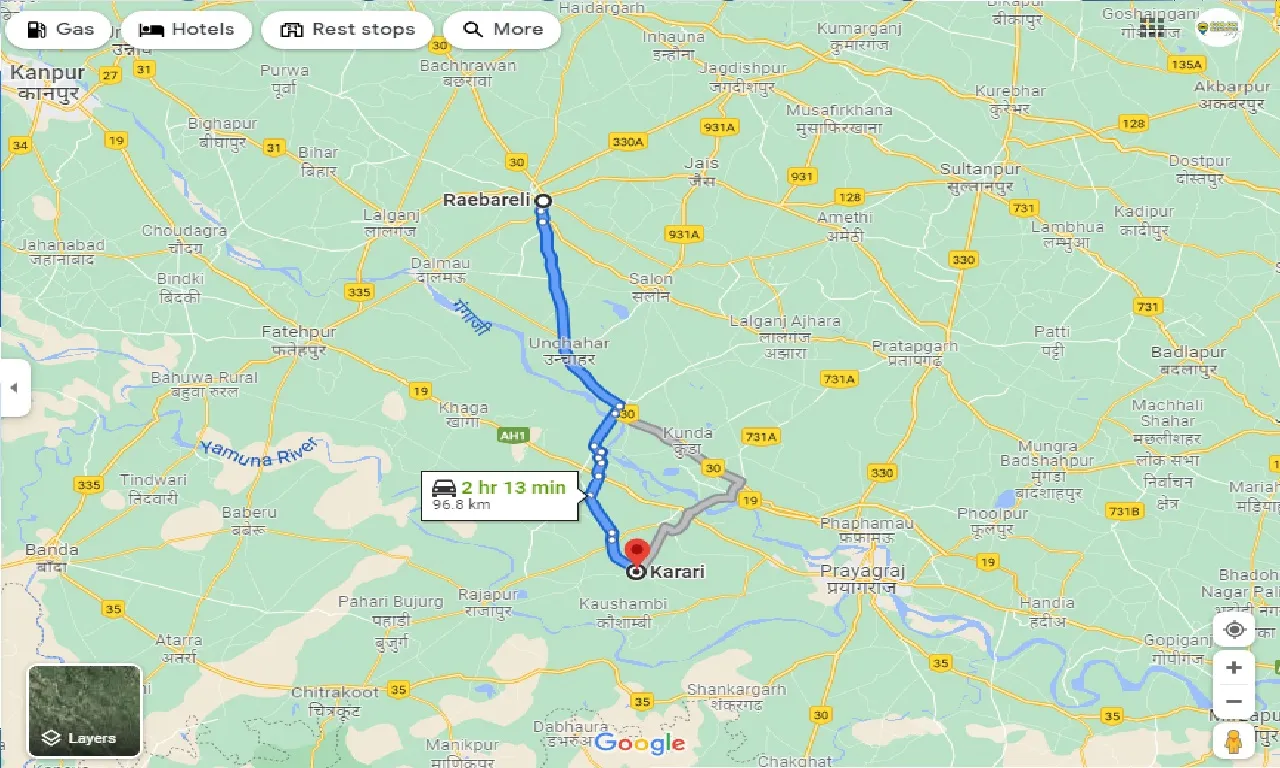 raebareli-to-karari-taxi