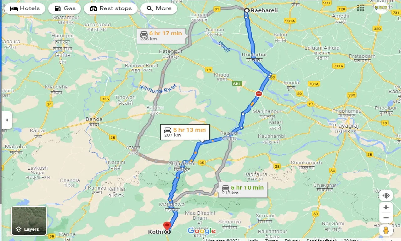 raebareli-to-kothi-taxi