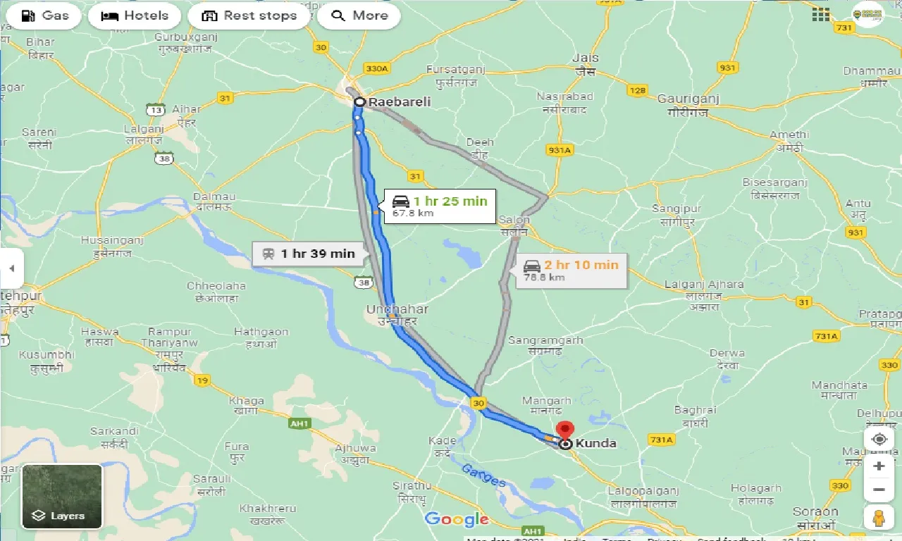 raebareli-to-kunda-taxi