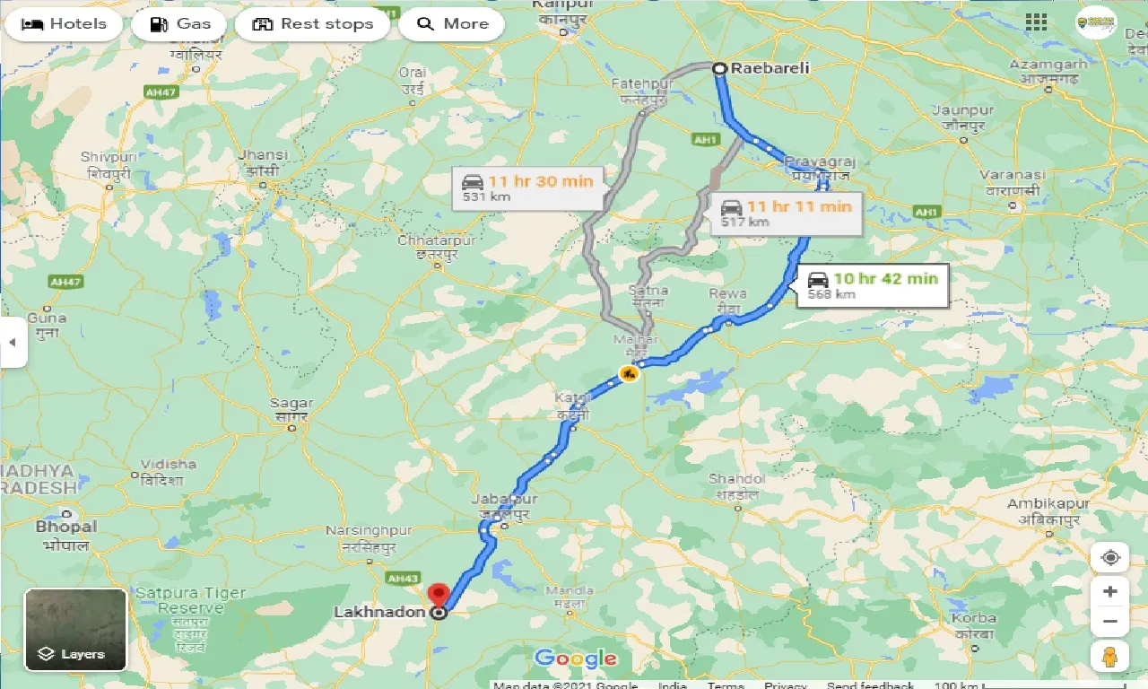 raebareli-to-lakhnadon-one-way