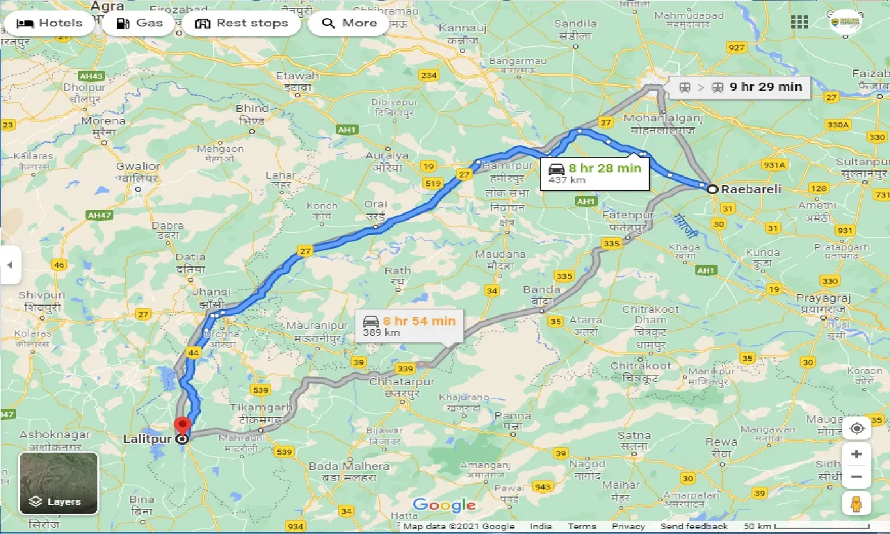 raebareli-to-lalitpur-taxi