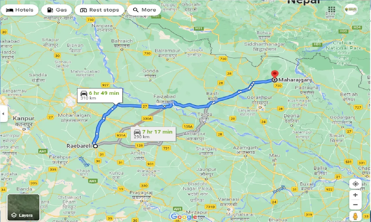 raebareli-to-maharajganj-taxi