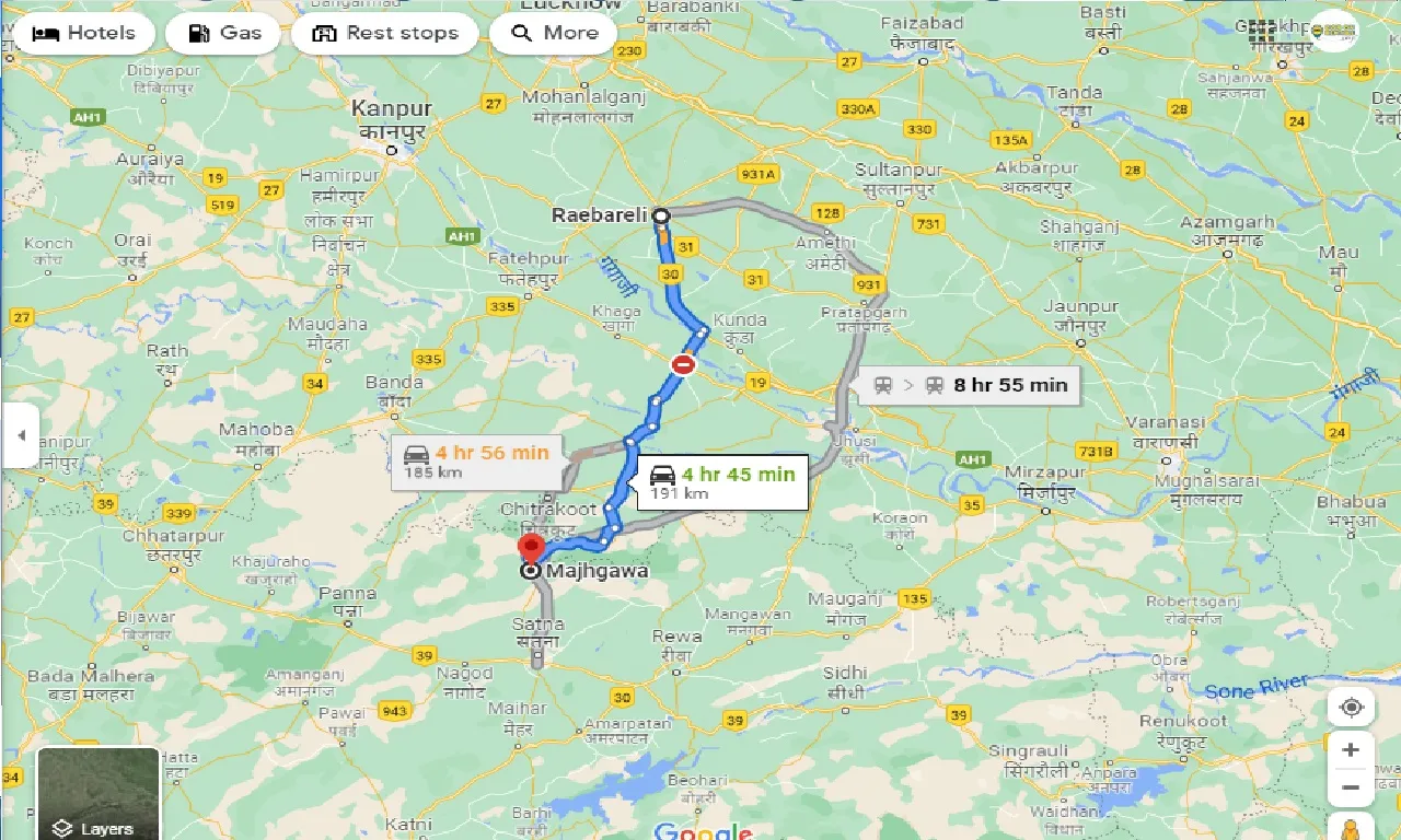 raebareli-to-majhgawa-taxi