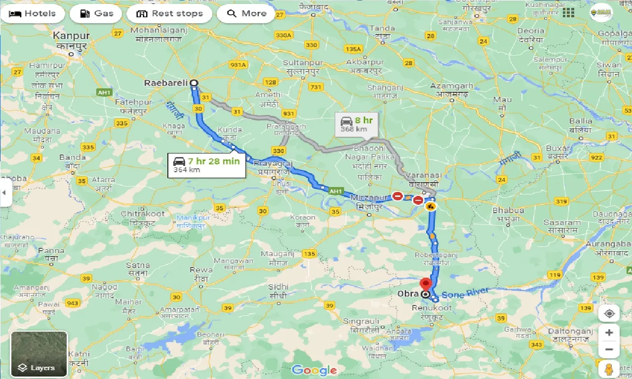 raebareli-to-obra-taxi
