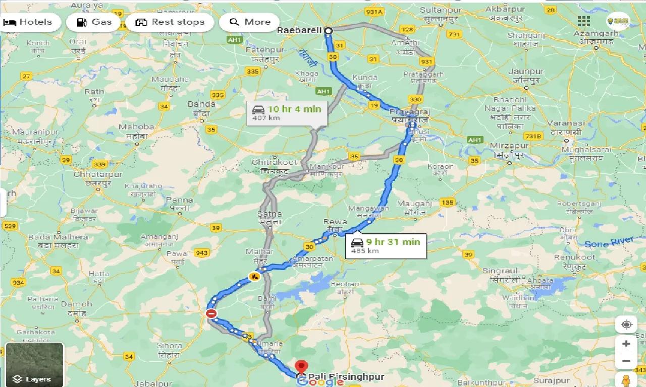 raebareli-to-pali-birsinghpur-taxi