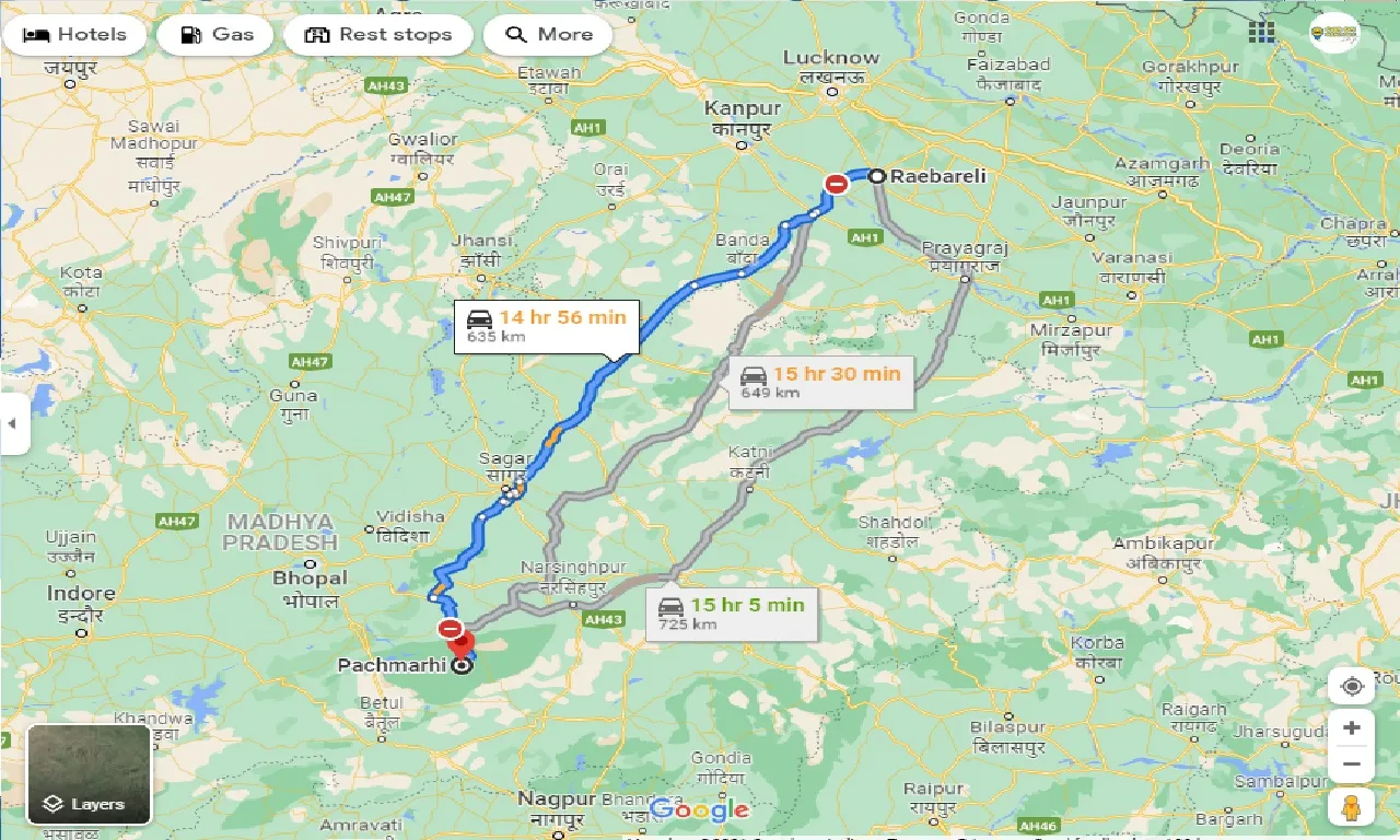 raebareli-to-panchmarhi-one-way
