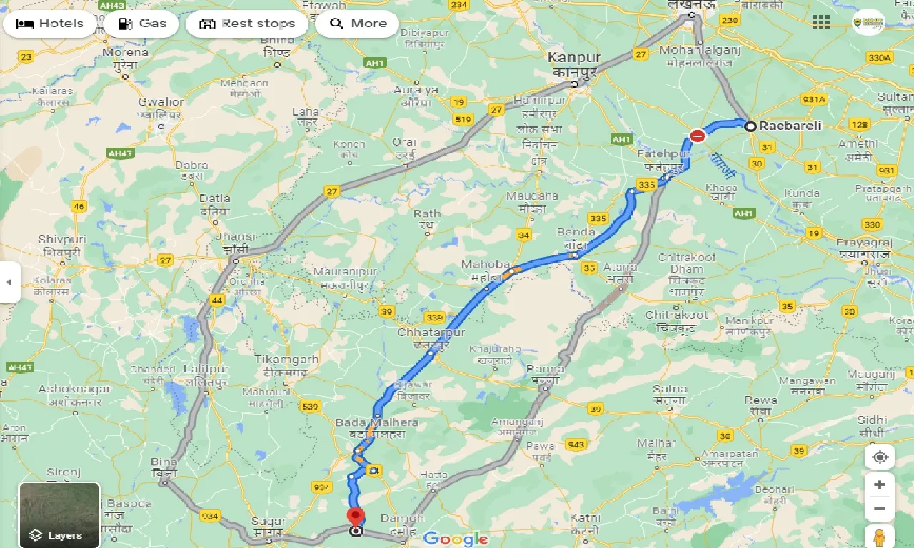 raebareli-to-patharia-taxi