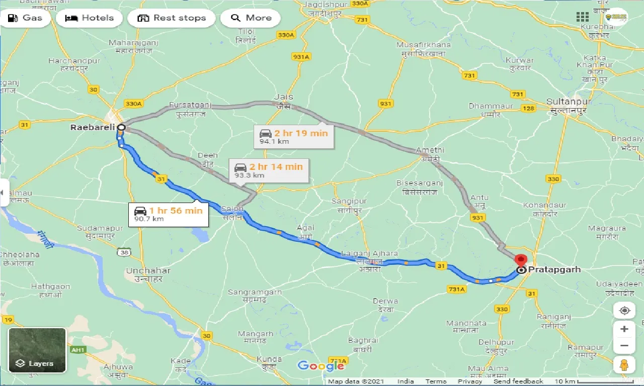 raebareli-to-pratapgarh-taxi