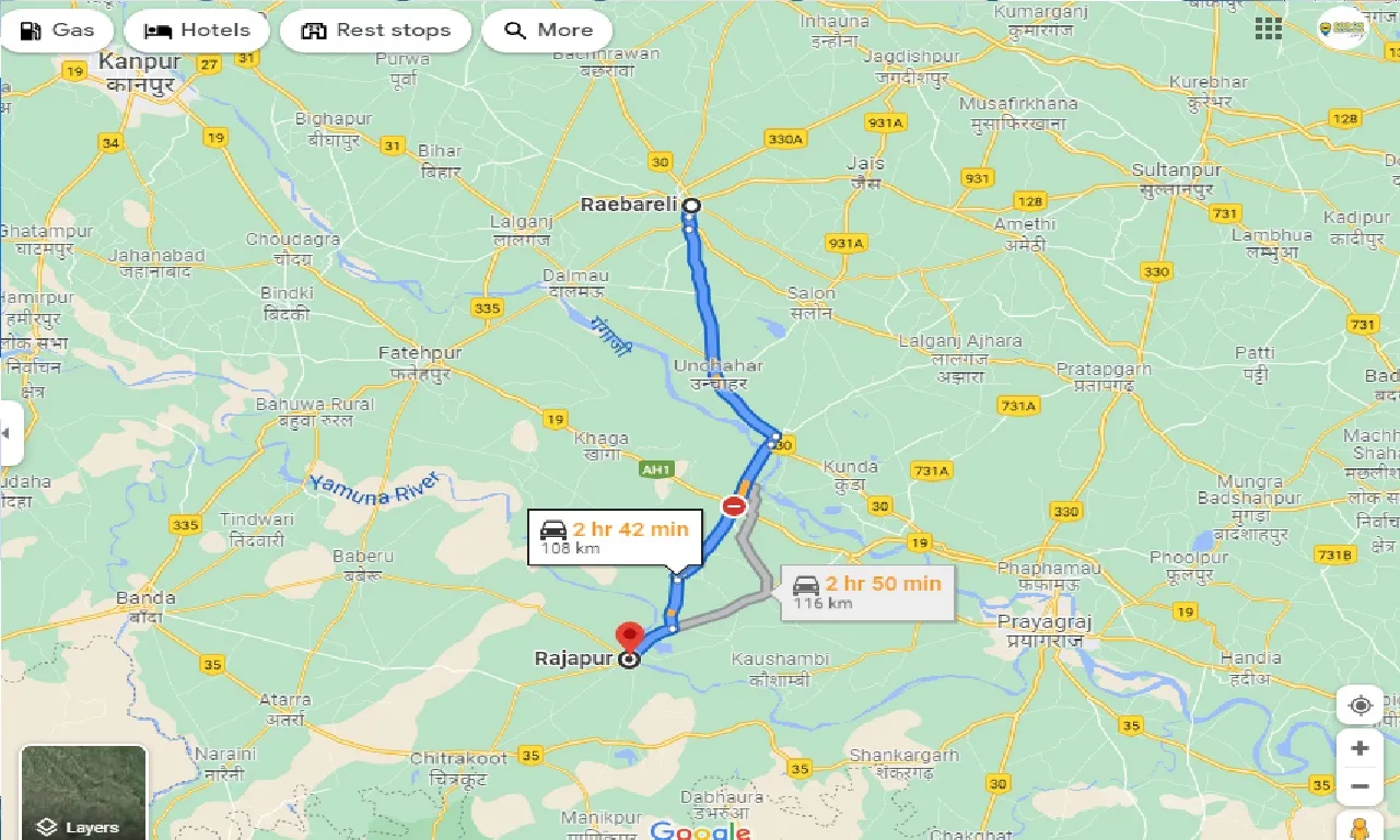 raebareli-to-rajapur-taxi