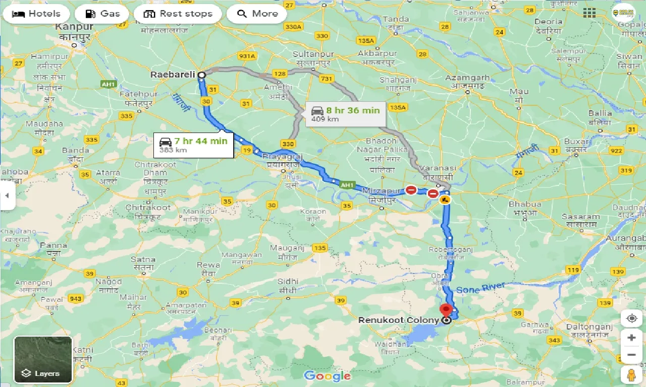raebareli-to-renukoot-taxi