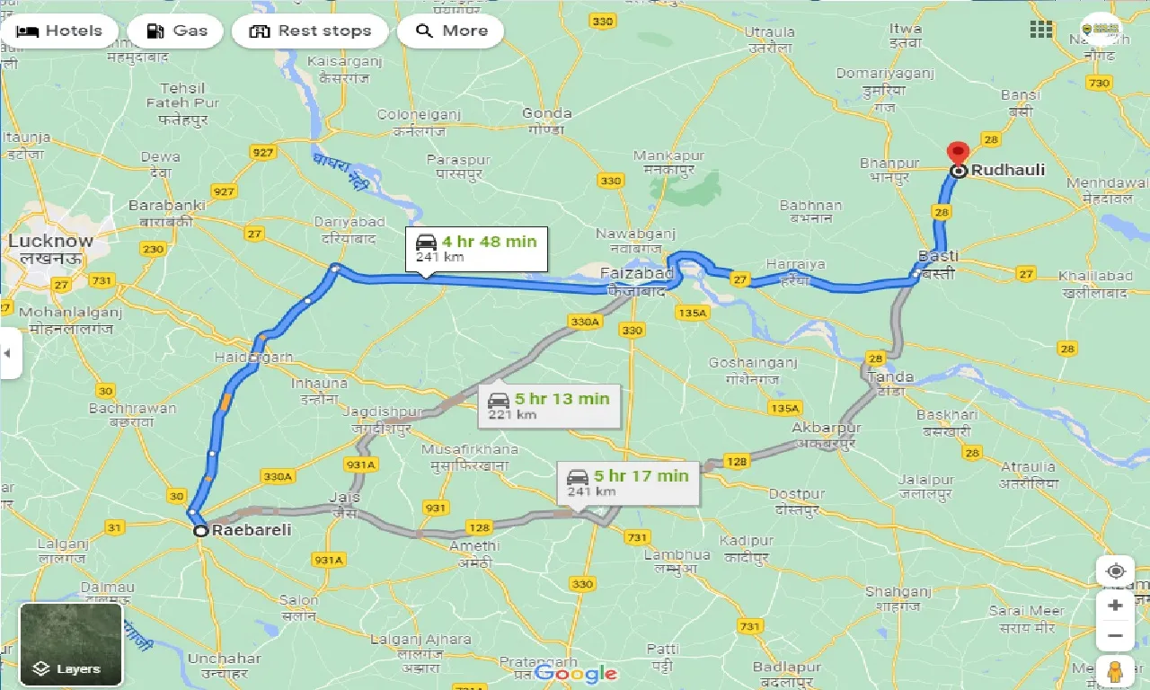 raebareli-to-rudhauli-one-way