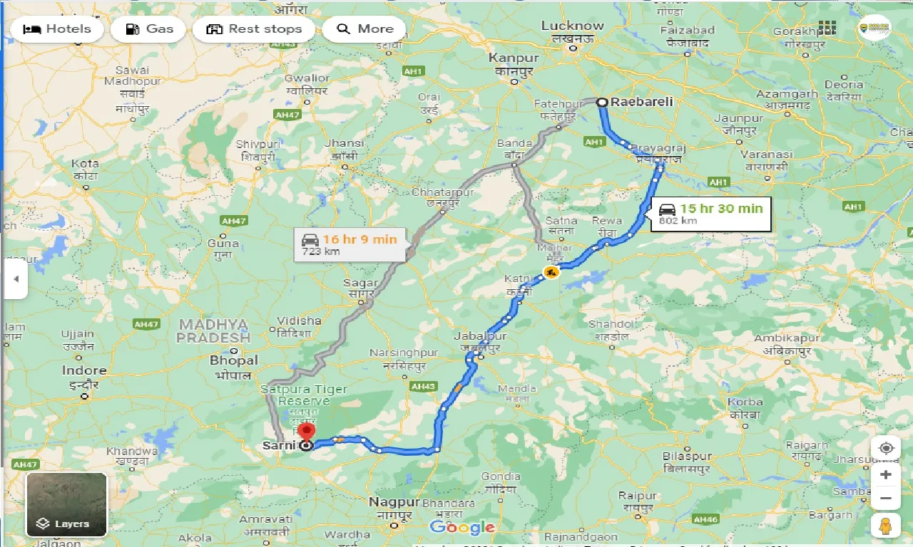 raebareli-to-sarni-taxi