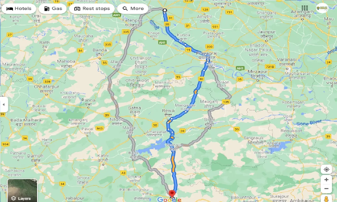 raebareli-to-shahdol-one-way