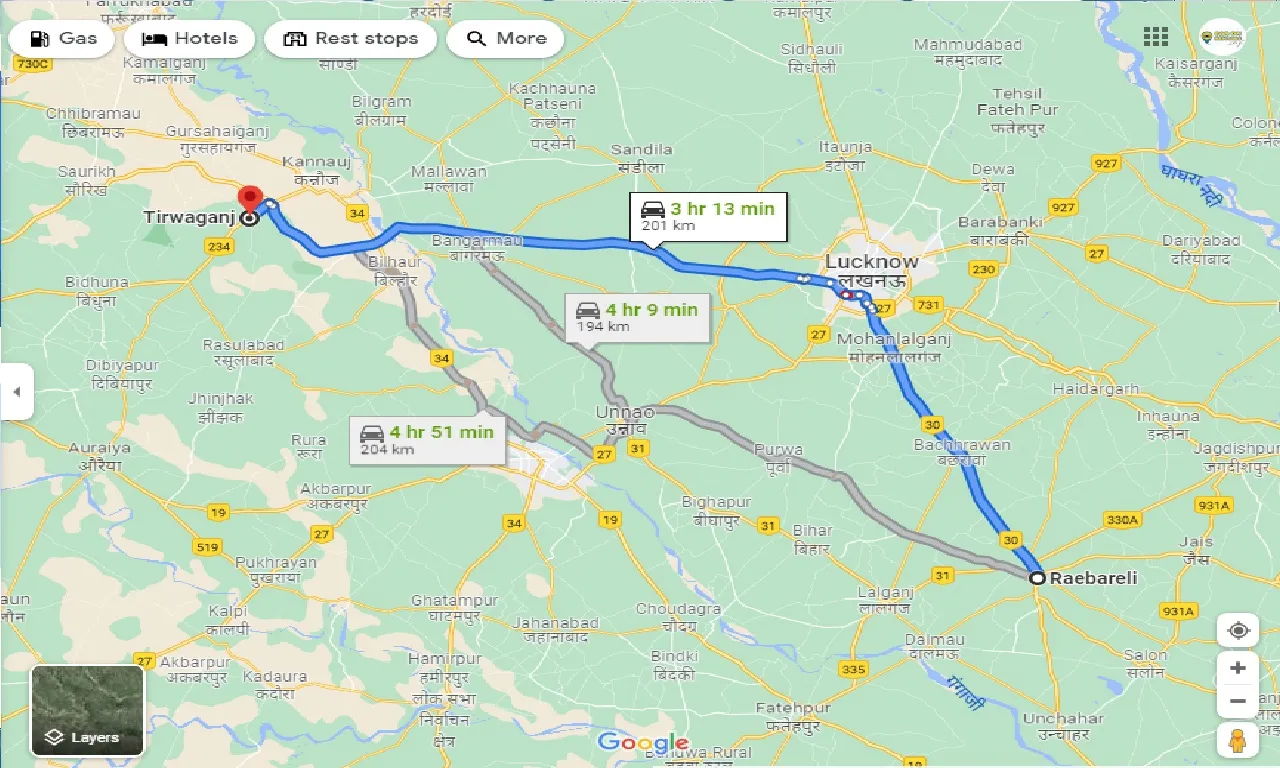 raebareli-to-tirwaganj-taxi