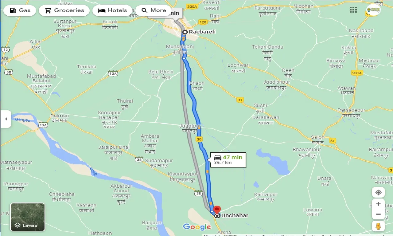 raebareli-to-unchahar-one-way