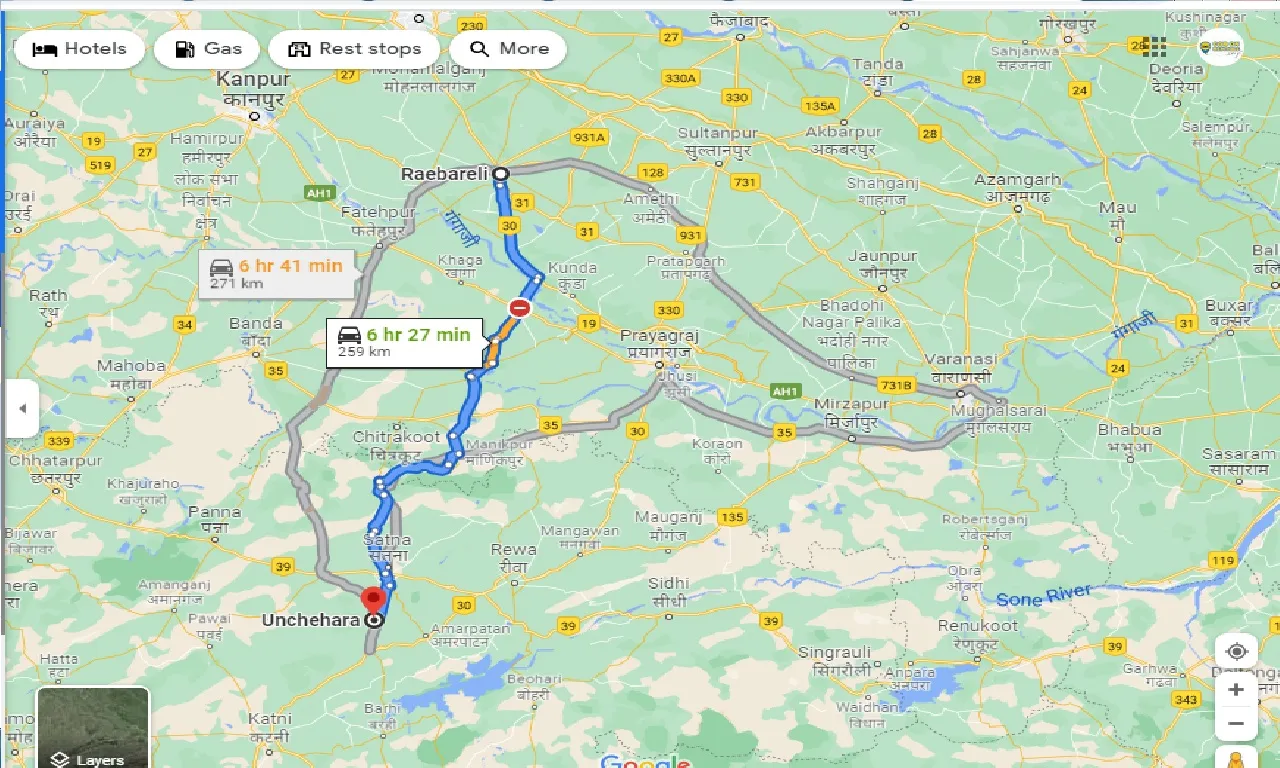 raebareli-to-unchehara-one-way