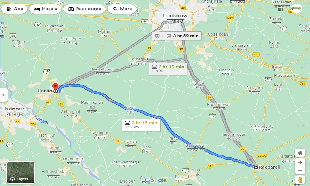 raebareli-to-unnao-taxi