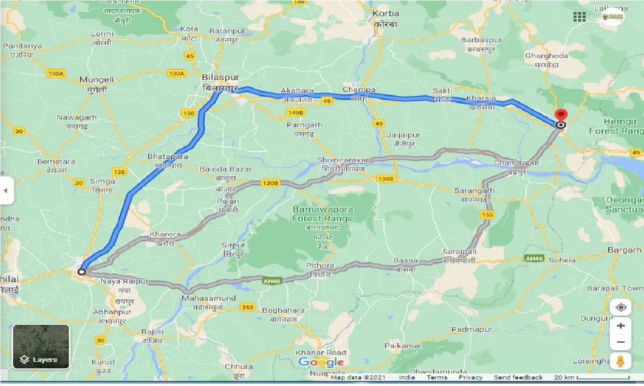 raipur-to-raigarh-round-trip