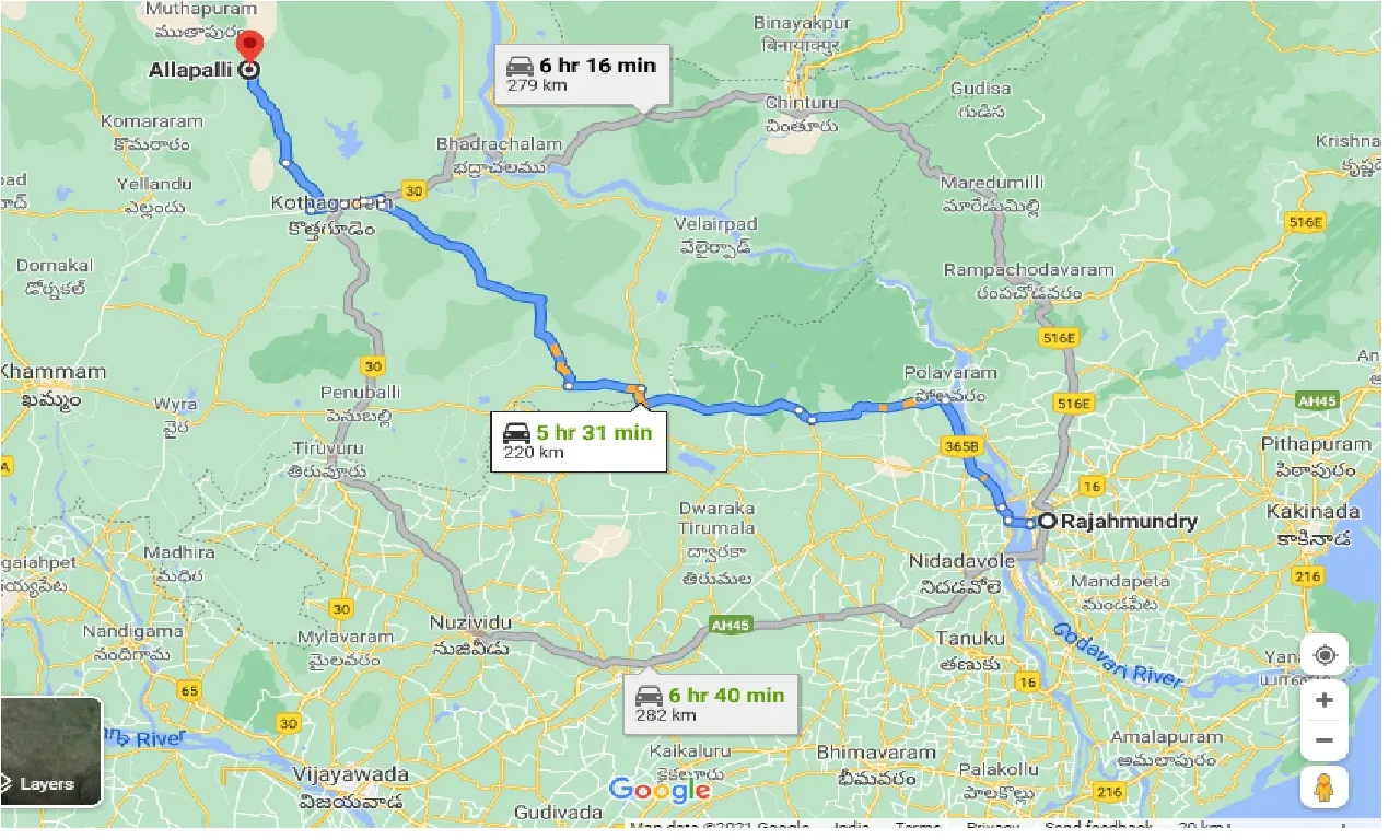 rajahmundry-to-allapalli-one-way