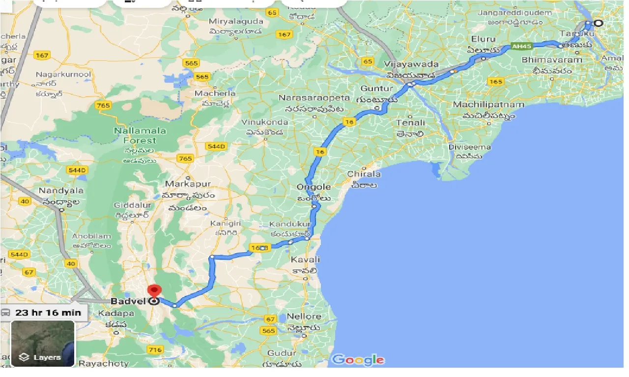 rajahmundry-to-badvel-one-way