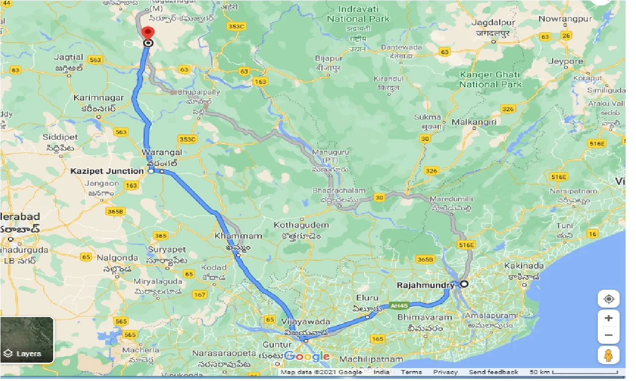 Rajahmundry To Bellampalle Taxi rajahmundry-to-bellampalle-taxi